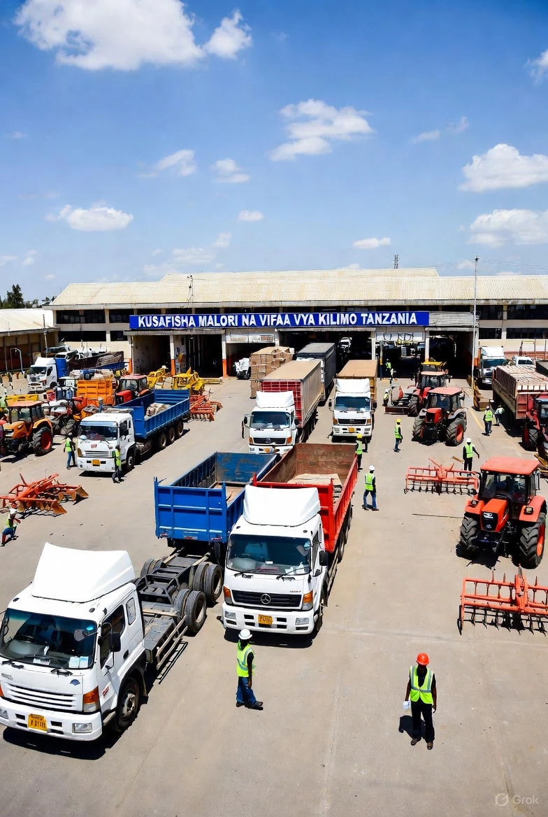 Kusafisha malori na vifaa vya kilimo Tanzania