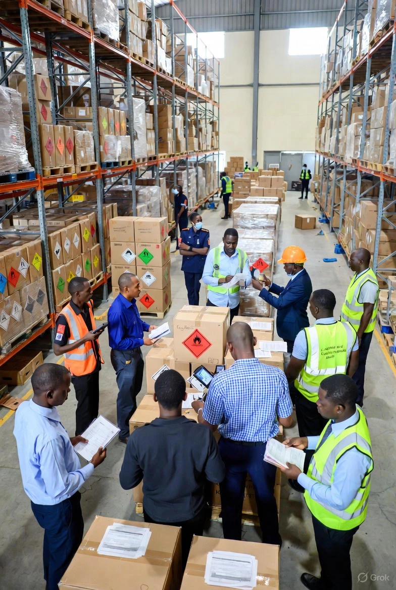 Kusafisha mizigo hatari Tanzania (dangerous goods)