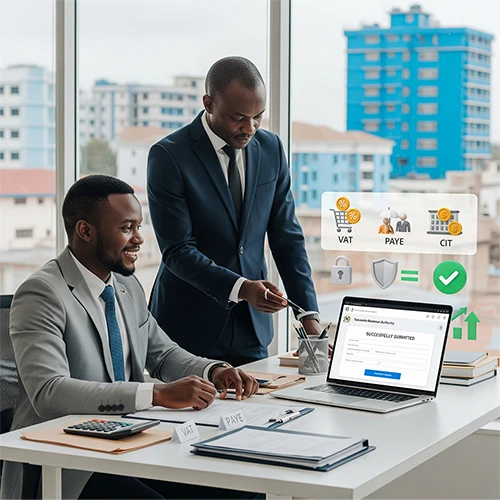 Expert Tax Declaration Filing (VAT, PAYE, CIT) in Tanzania